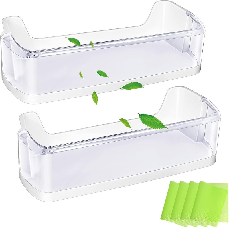 S-Union [2 PACK] Upgraded DA97-08348A Refrigerator Door Shelf Bin Replacement for Samsung Refrigerator Parts RS265TDRS RS25H5111BC RS25H5111SR Door Shelf,DA63-05215A for Samsung Fridge Middle Door Shelves - Image 1